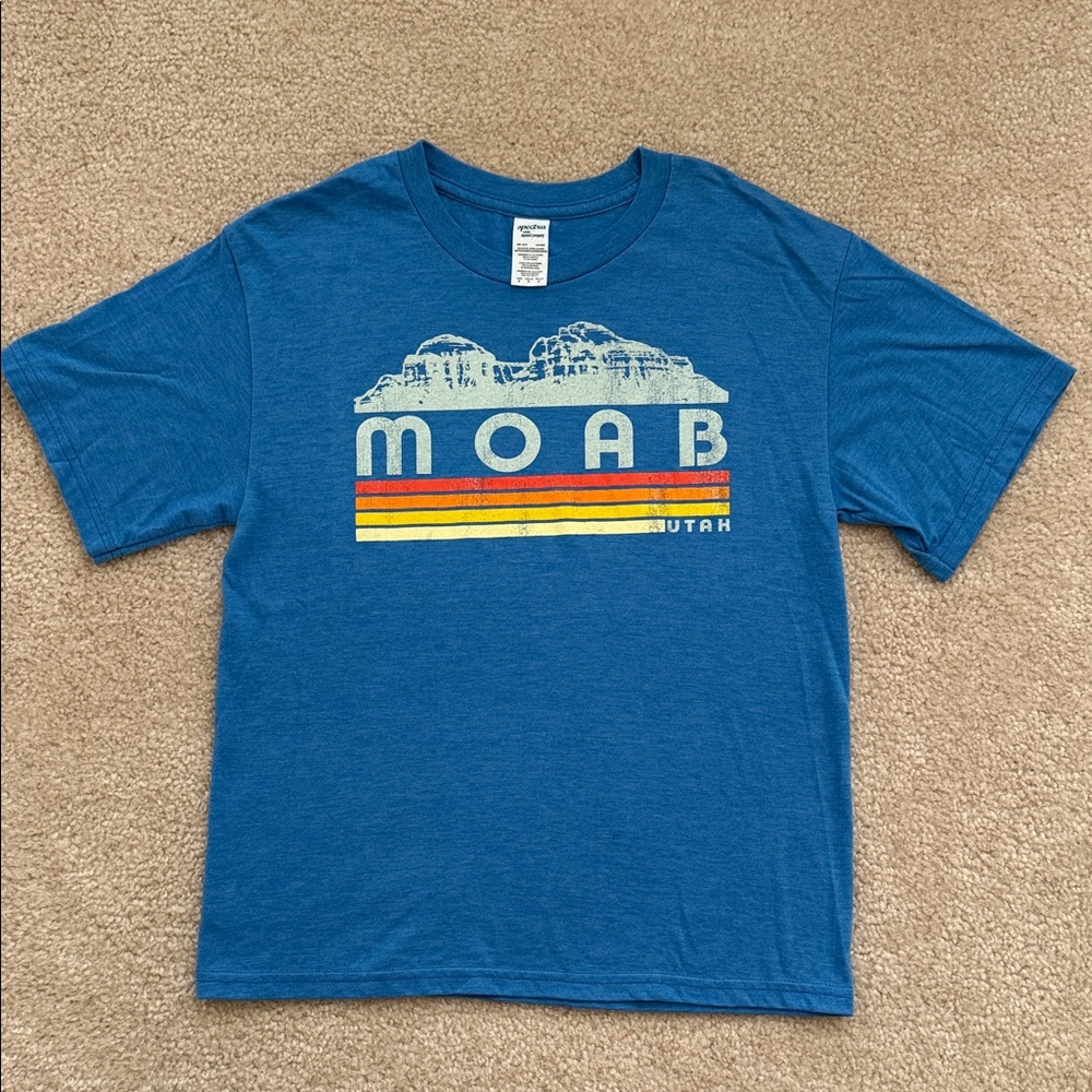 Blue Moab Utah Kids T-Shirt